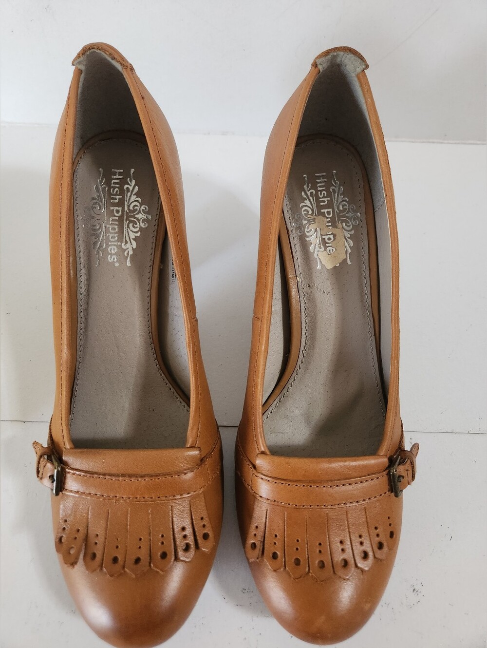 HUSH PUPPIES WOMEN'S SHOES COLOR COGNAC SIZE US 8M